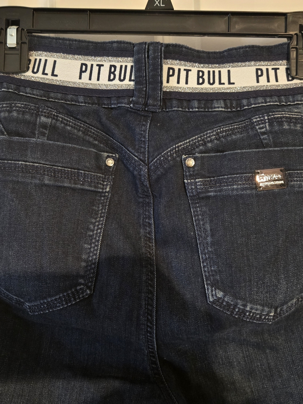 PitBull Brazilian Booty Lift Skinny Jeans Dark Indigo Size 10